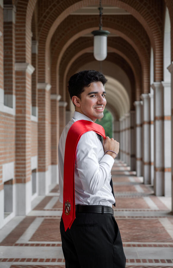 Stole over Shoulder 3