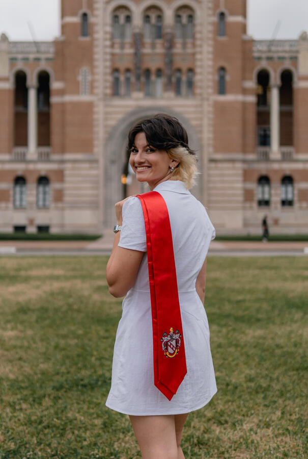 Stole over Shoulder 2